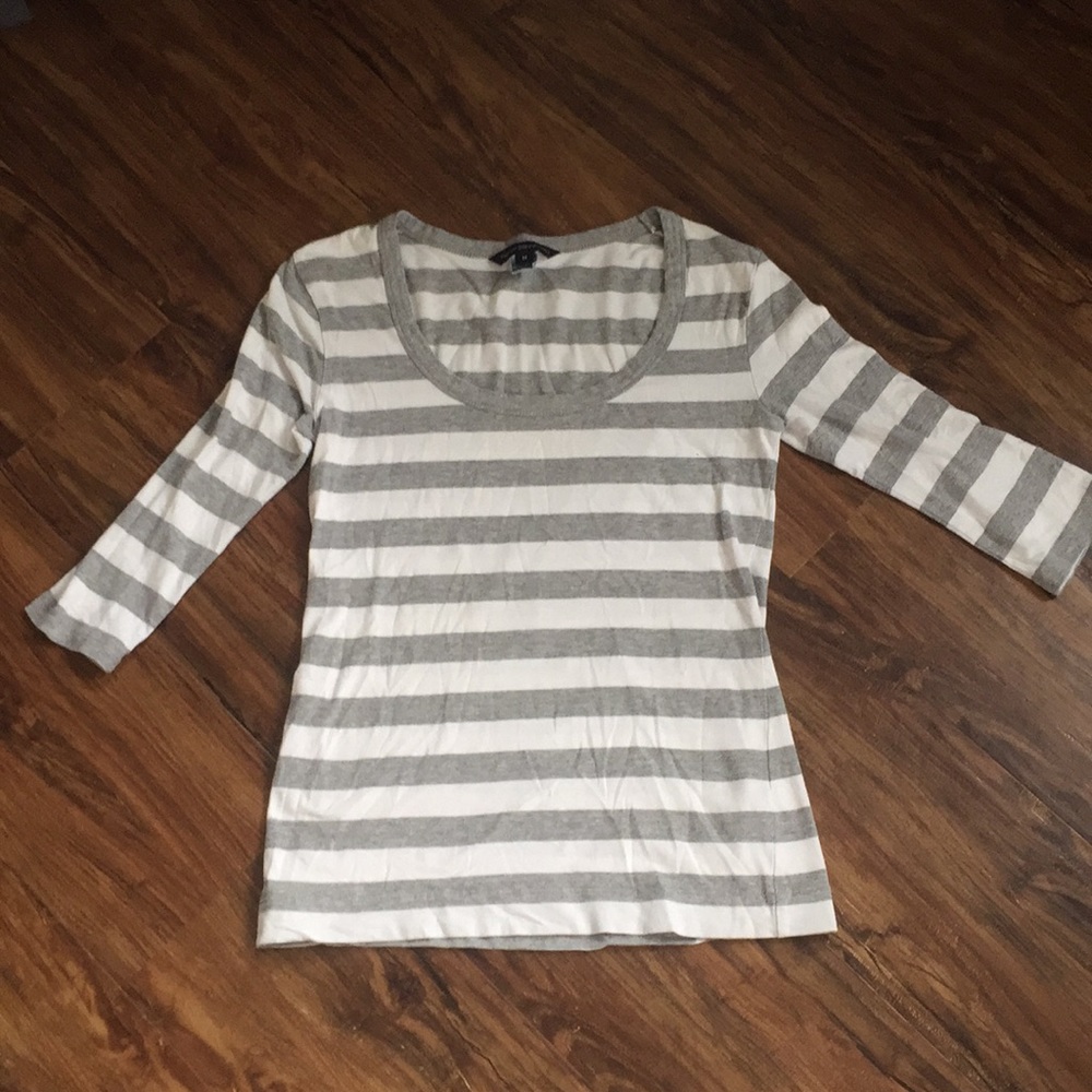 French connection 3/4 sleeve tee - sz M